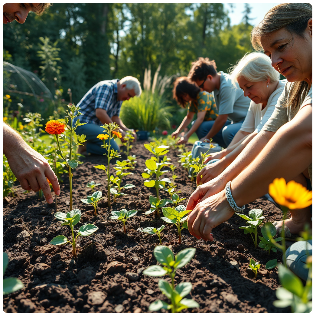 BelongHere! community garden and shared life
